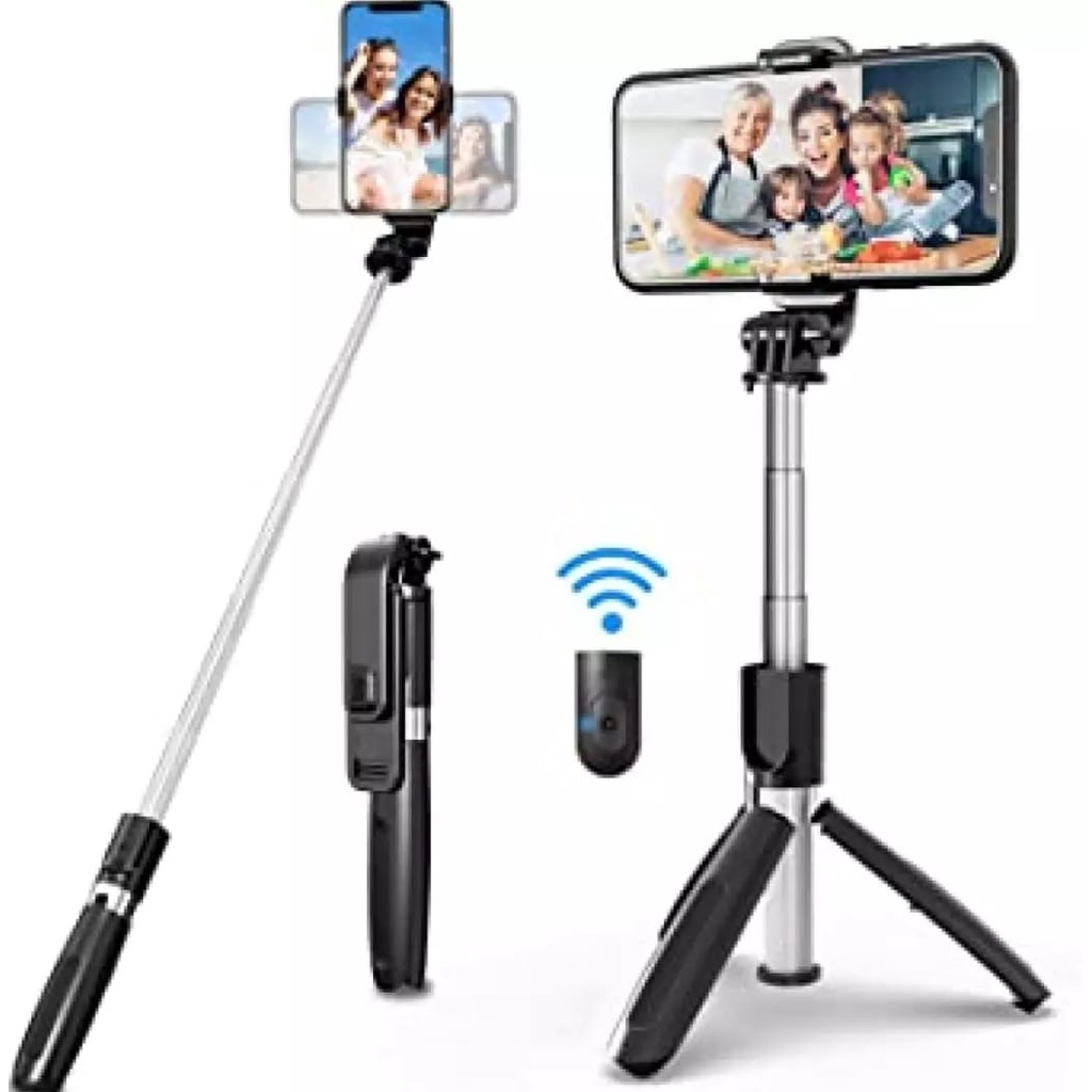 TRIPOD TONGSIS 3 IN 1 S03 SELFIE STICK INTEGRATED TRIPOD/ TONGSIS/ REMOTE BLUETOOTH/LIVE STREAM SELFIE STICK-TRIPOD HP&amp;CAMERA