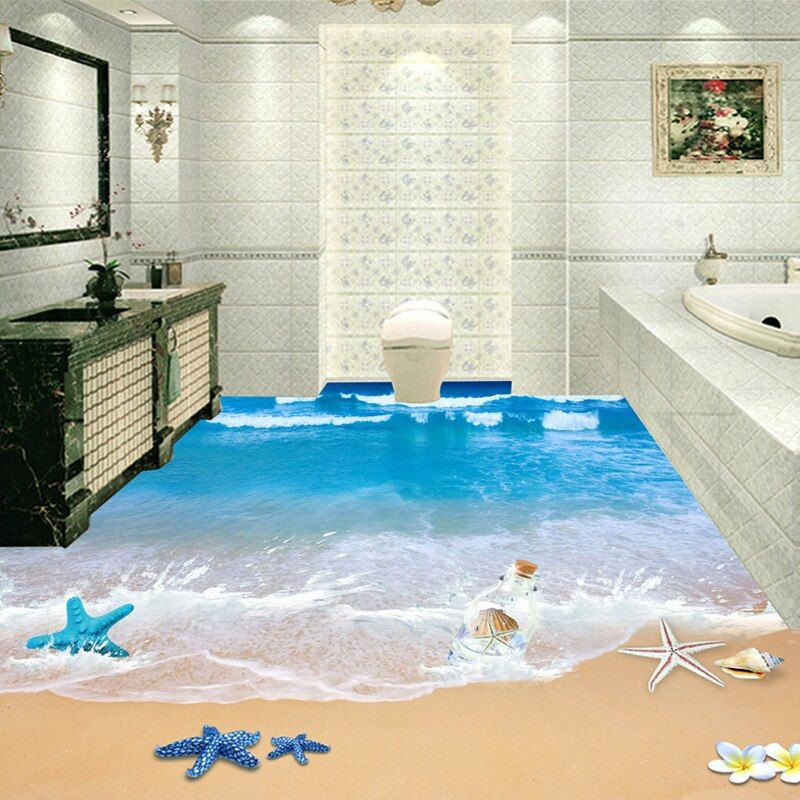 3D Wallpaper Flooring/lantai