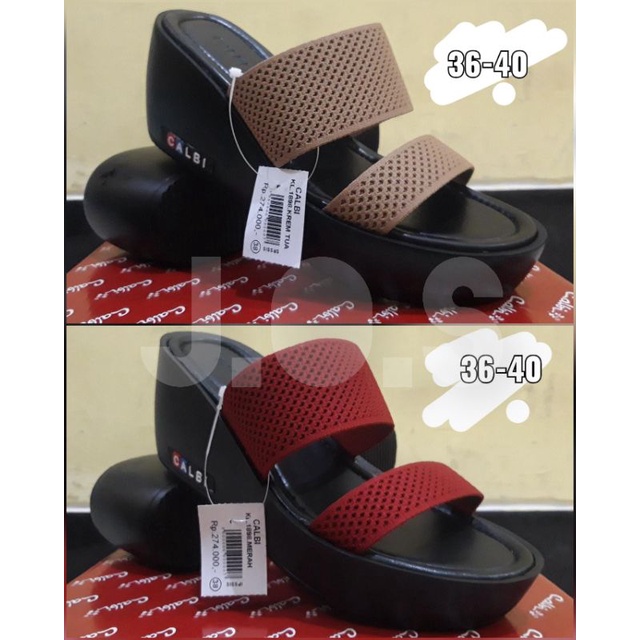 Calbi KL.1898 - Sandal Wedges jinjit Calbi Original