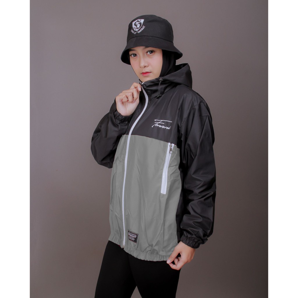 Jaket Parasut Olahraga, Sauna Suit, Jogging, Lari, Bersepeda, Despo, Gym Fitnes, Senam, Pria/Wanita