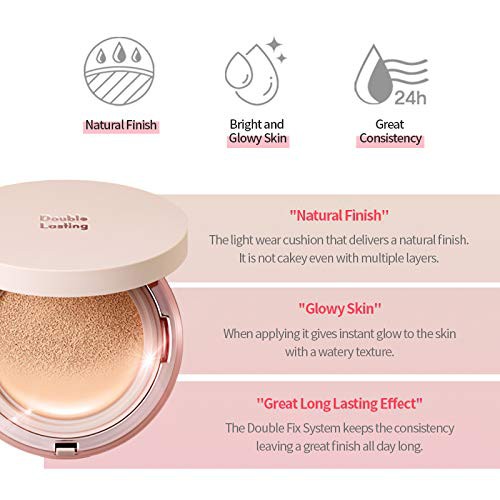 Etude House Double Lasting Cushion Glow  SPF 50+ PA+++ 15g