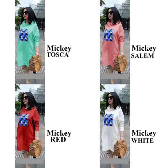 PRODUK TERBARU DRESS HOODIE SYANTIK / DRESS HOODIE WANITA / DRESS PANJANG HOODIE 023 - TOSCA, ALL