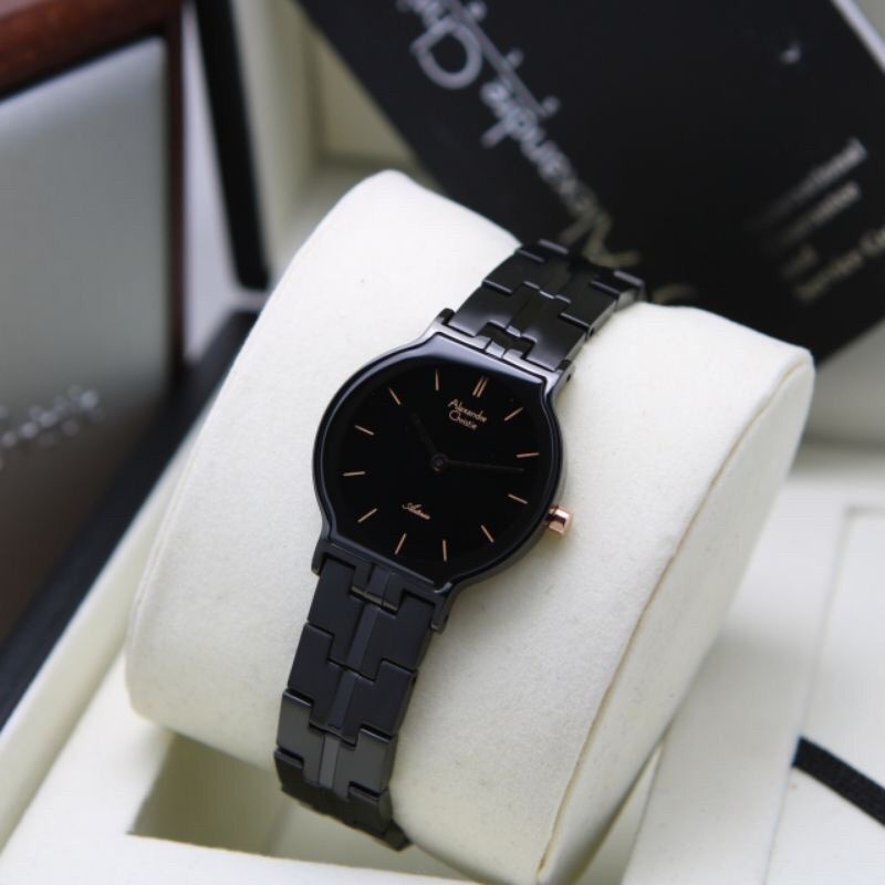 Alexandre Christie Ac 8410  Rantai Jam Tangan Couple Original