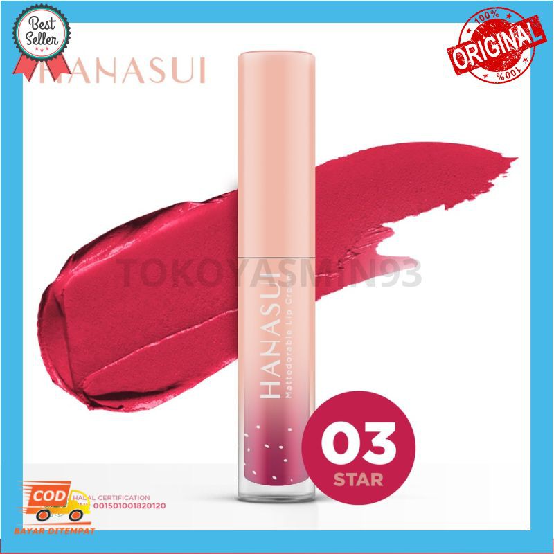 Hanasui Mattedorable Lipcream 4gr-03 STAR