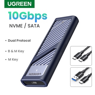 Ugreen M.2 NVMe SATA SSD Enclosure Adapter 10Gbps USB 3.2 Gen2 USB C Eksternal M & B & M Key