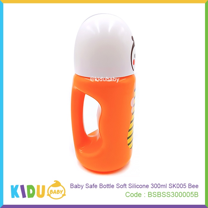 Baby Safe Botol Minum Anak Bottle Soft Silicone 300ml SK005 Kidu Baby