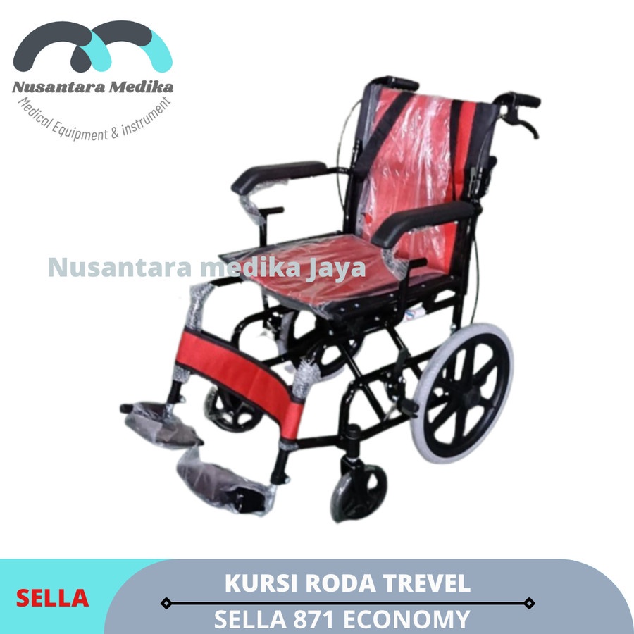 KURSI RODA SELLA 871 ECONOMY Kursi Roda Traveling Lipat