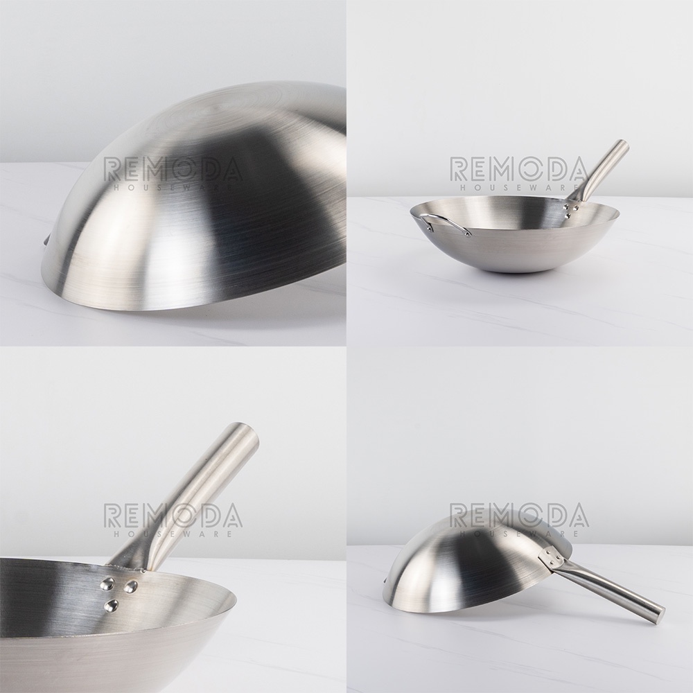 [Calypso] Kuali / Wajan / Penggorengan Gagang Stainless Steel 100% ORIGINAL