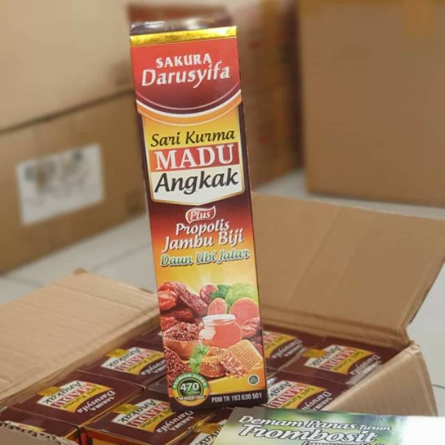 

SARI KURMA ANGKAK Plus Propolis Jambu Biji Daun Ubi Jalar