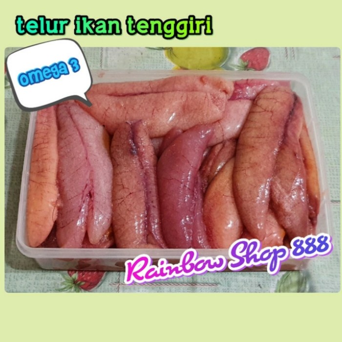 

Telur ikan tenggiri fresh 1kg - BARU