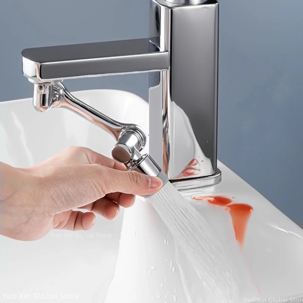 Extender Keran Air Universal 1080 Derajat Model Putar Fleksibel Untuk Dapur / Kamar Mandi