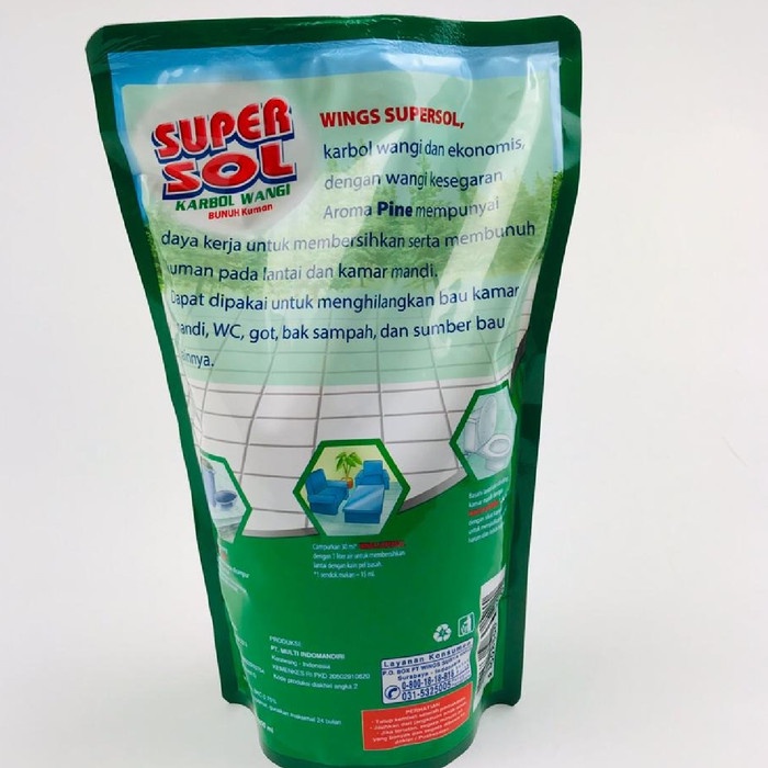 SUPER SOL KARBOL WANGI BUNUH KUMAN 800ML