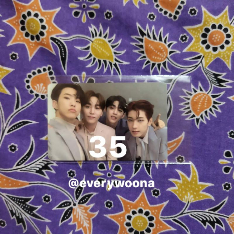 TC INCOMPLETE HOSHI, SEUNGKWAN, WONWOO, SCOUPS SEVENTEEN