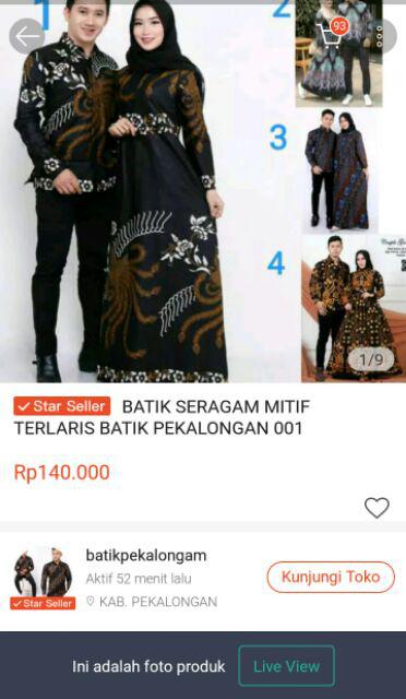 Batik Seragam Mitif Terlaris Batik Pekalongan 001