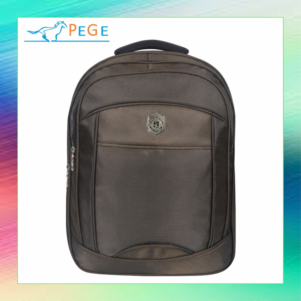 PG 9816 - Ransel Polo Tas Backpack Pria Wanita Ada Slot Laptop Bahan Waterproof Tebal Free Raincover