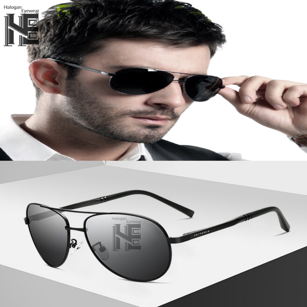 [BISA COD]Kacamata Keren Polarized Anti UV400 Veithdia 1306 Terbaru Premium