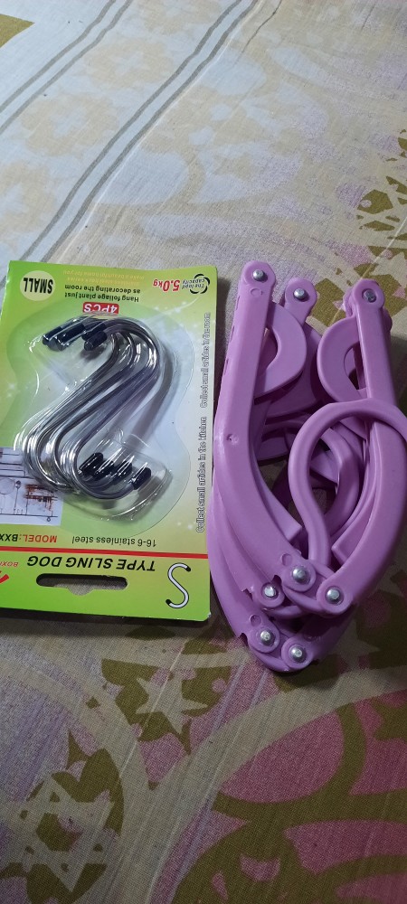 Chinatown - Hanger Lipat Portable Gantungan Jemuran Baju Travel Foldable