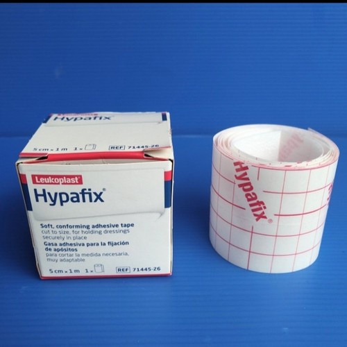 Hypafix 5cm x 5m / Plester Luka Elastis Hypafix Leukoplast