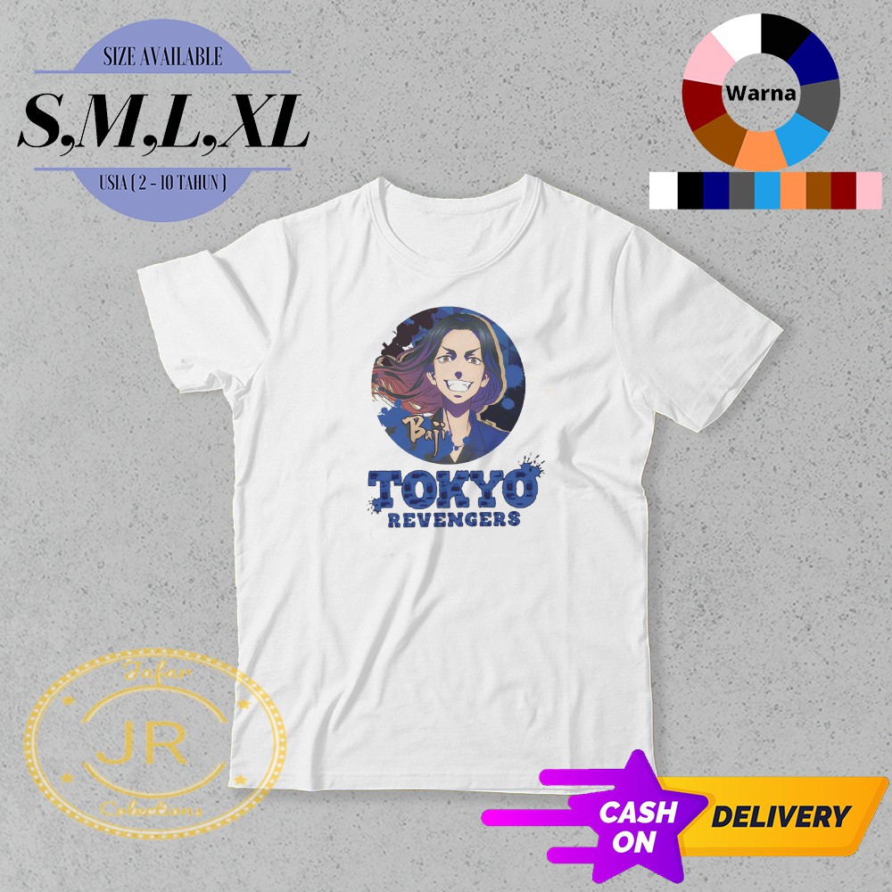 Kaos Anak Tokyo Revengers BajiTrend/Baju Kaos Anak Baji Tokyo Revengers Murah Bahan (PE)