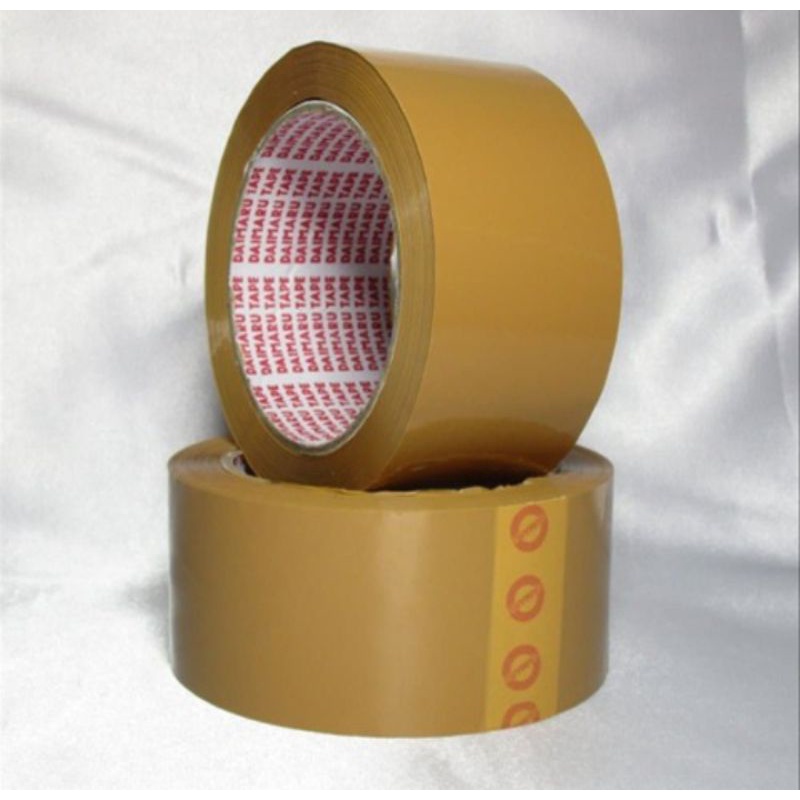 

Lakban coklat 100 yard