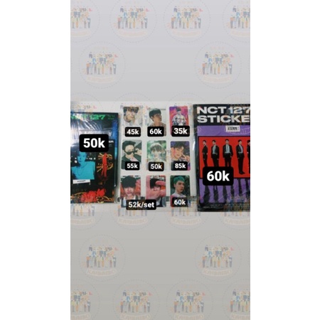 PC Jeno Agent DAD Mark Sticker Haechan Cafe Arclip Ten Jewel Doyoung Sumvac Jaemin Album only Seoul 