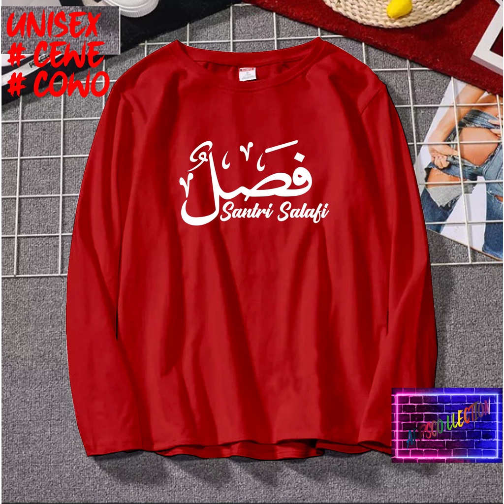 COD/ KAOS SALAFI SANTRI LENGAN PJG/KAOS TULISAN/KAOS HIT/KAOS SANTRI KEKINIAN/KAOS DAKWAH PAKAIAN PRIA PESANTREN KATA KATA VIRAL 2021/KAOS ISLAM/SANTRIWATI/KAOS HITS 2021/KAOS BERGAMBAR /KAOS TULISAN/KAOS EKSPRESI/KAOS PRIA /TSHIRT PRIA DAN WANITA /