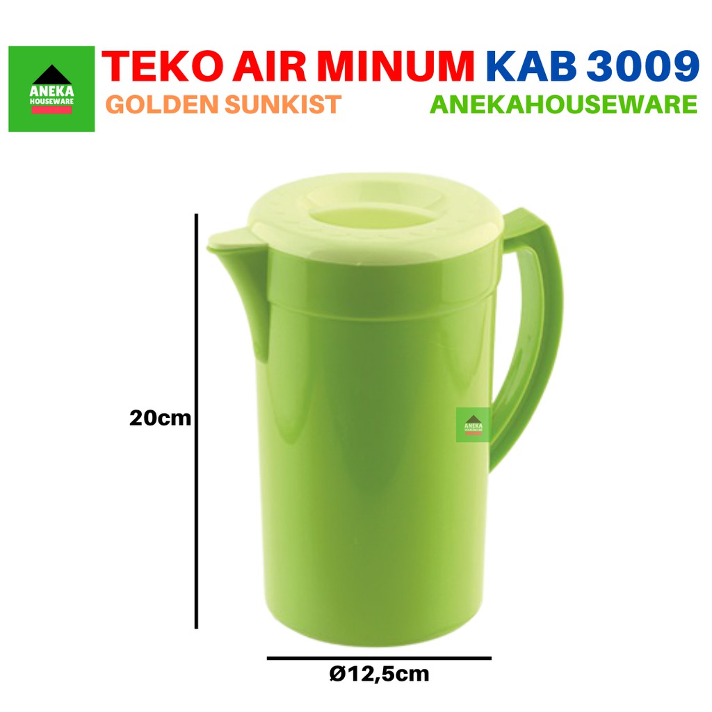 Teko Eskan Air Minum Tempat Air Minum KAB 3009 Golden Sunkist