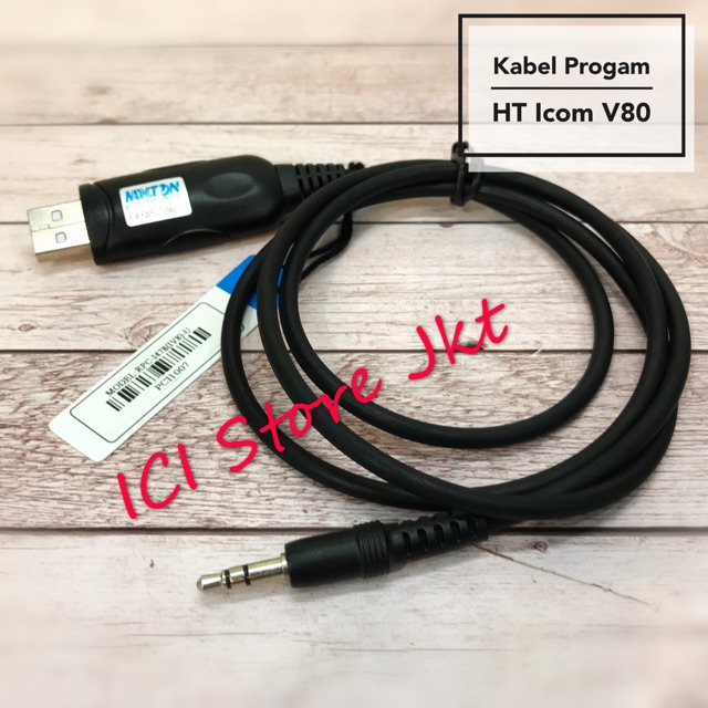 Kabel Progam Ht Icom V80 dan Software