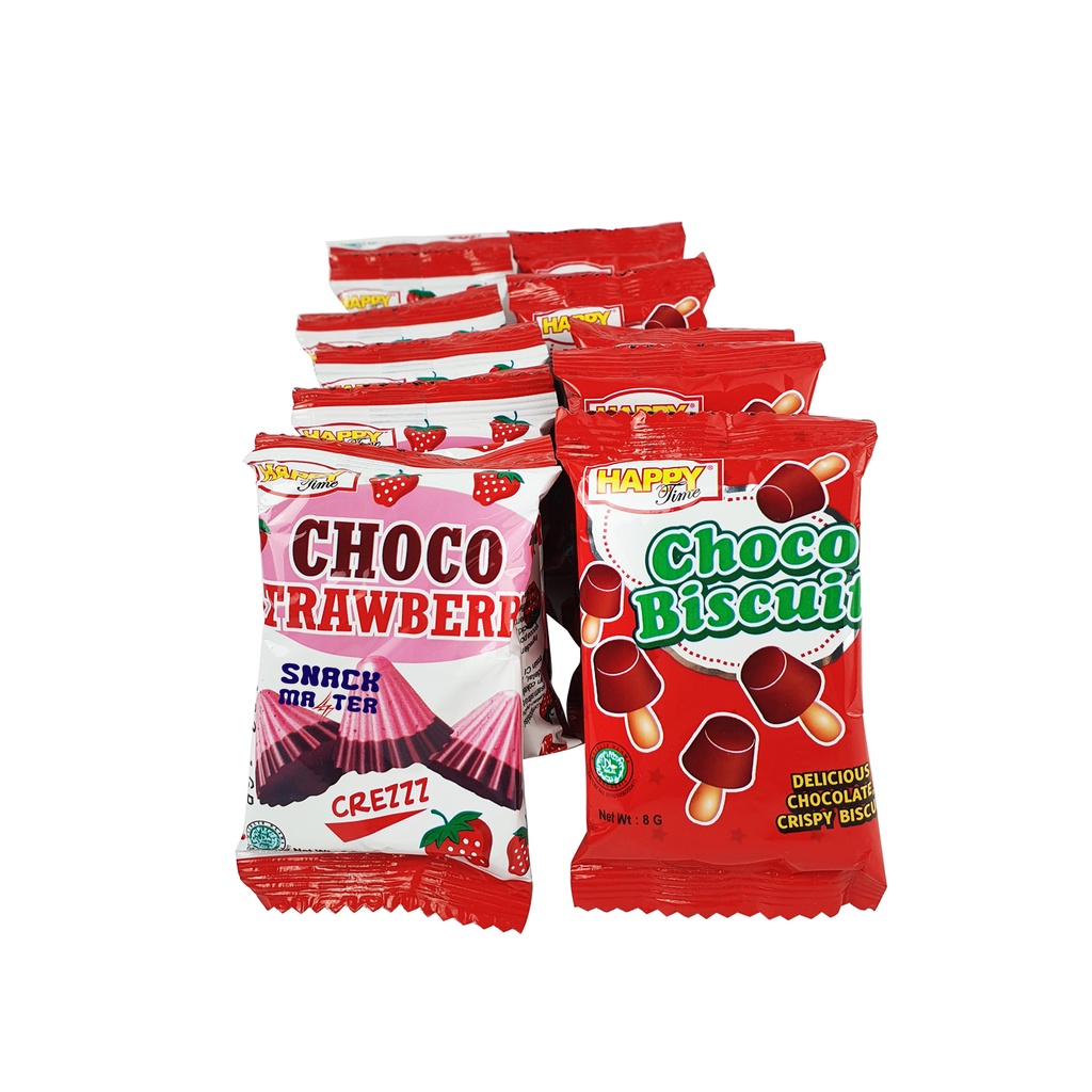 

Happy Time Choco Crispy Biscuits - Netto 10bks x 8 gr