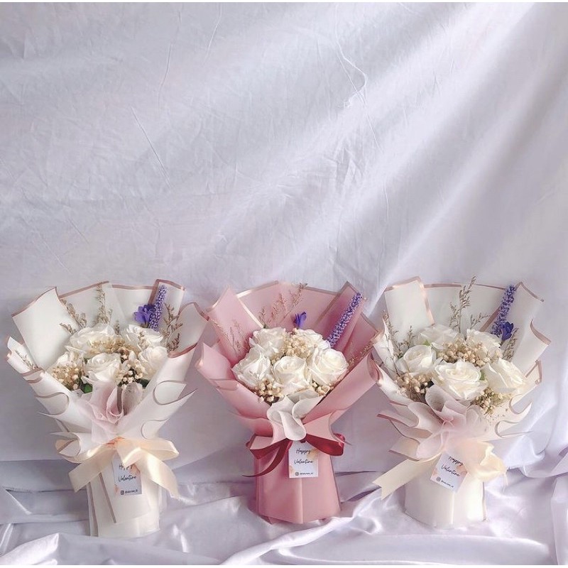 Buket Bunga Palsu Kecil Murah Artificial Flower Bouquet murah