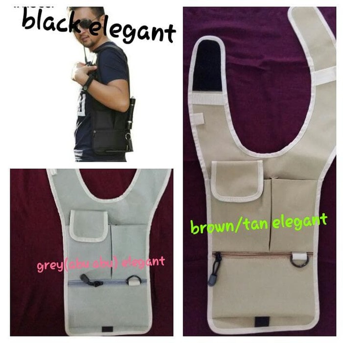 Tas Selempang POLISI FBI MULTIFUNGSI Gadget Pundak sletting YKK