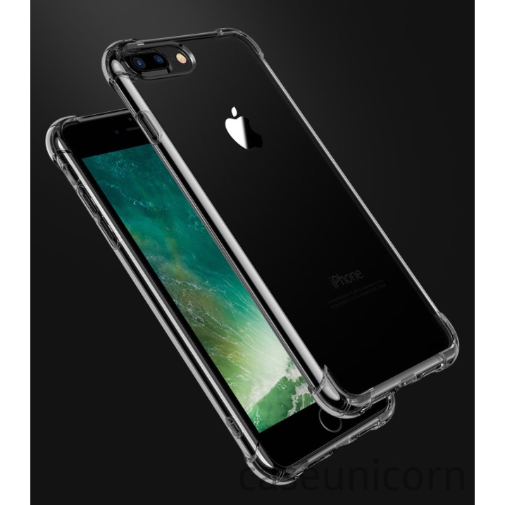 Soft Case TPU Transparan Shockproof Cover iPhone 11 12 13 14 Pro Max 6 6s 7 8 Plus X XR XS Max 11 12 Pro 13Pro 14Pro Max