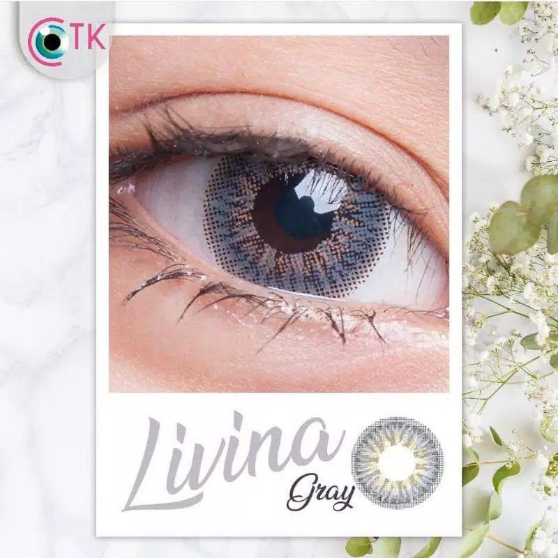 FREE LENS CASE  ORIGINAL SOFTLENS DIAMETER 15 Softlens LIVINA MINUS korea softlens SOFTLENS WARNA MINUS