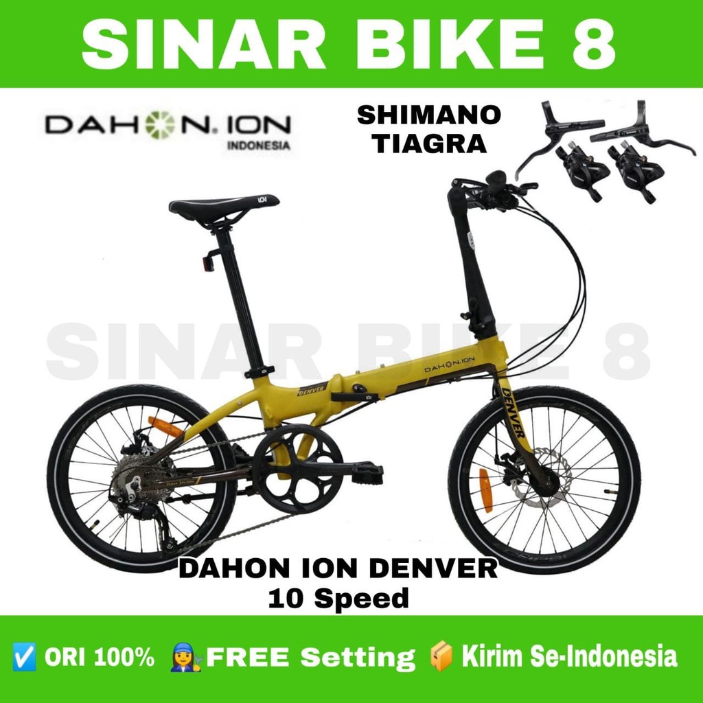 Sepeda Lipat 20 DAHON ION DENVER 10 Speed Shimano Tiagra