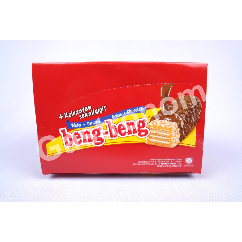 

Beng-Beng Chocolate Reguler / Beng Beng Cokelat Box 17's x 25 gr