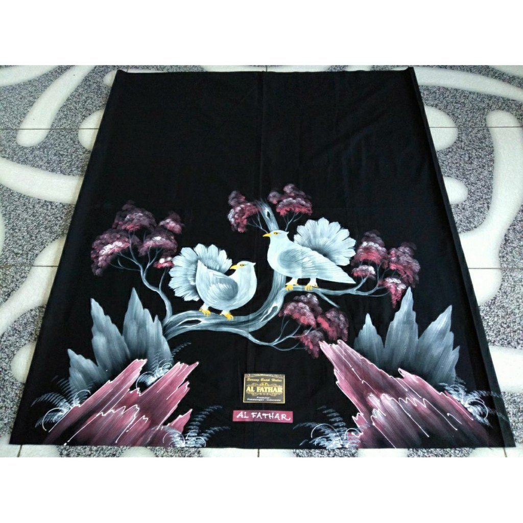 

SARUNG LUKIS ASLI HANDMADE SARUNG KEKINIAN MOTIF BURUNG MERPATI