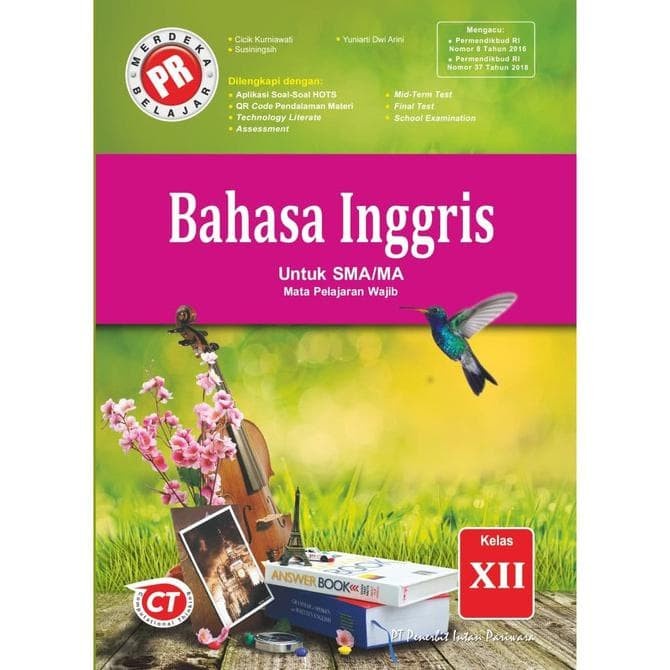 NEW Buku PR Bahasa Inggris Kelas 12 LKS Intan Pariwara 2020/202 TERUJI