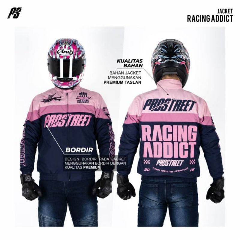 PROSTREET JACKET RA PINK NEW ORIGINAL SZ S