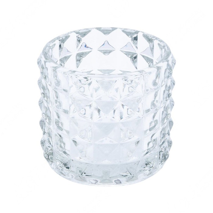 Arthome Tempat Lilin Dekorasi 7x7 Cm - Transparan