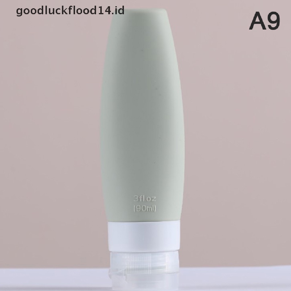 [OOID] 1pc 60/90ML Silicone Refillable Bottle Empty Travel Portable Packing Press ID