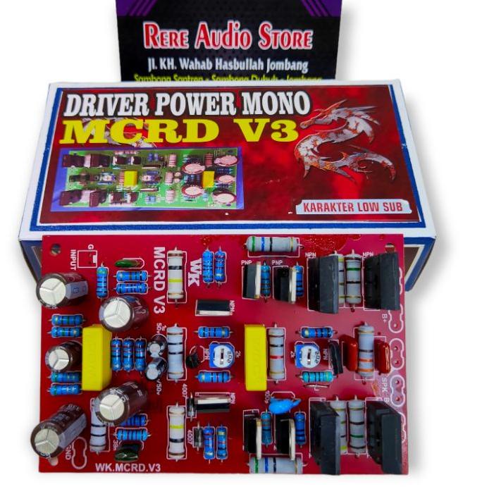 ✔️FLA⚡H⚡ALE✔️Kit Driver MCRD V3 Power Amplifier Mono Low Sub terbaik