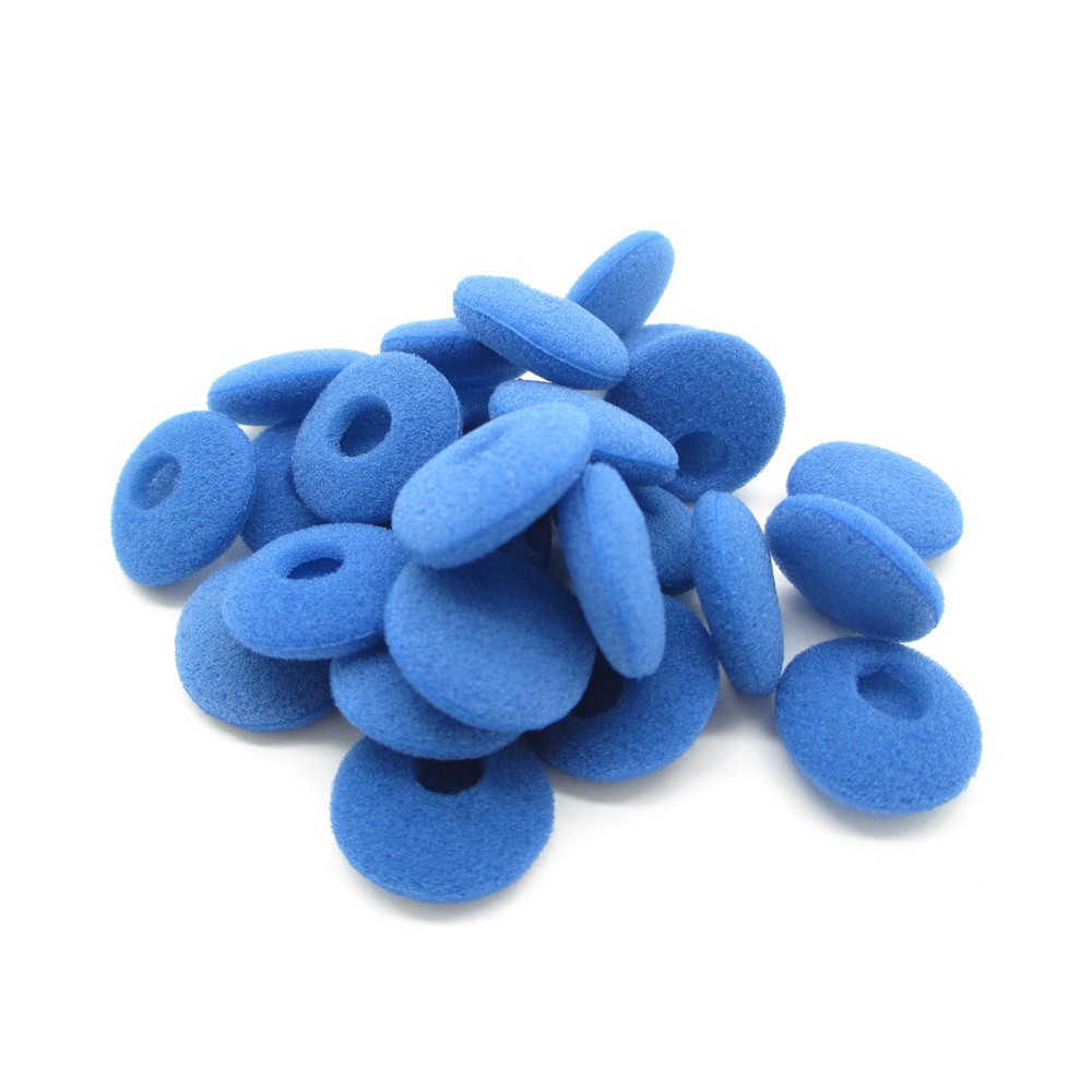 20 Pcs Sponge Earmuffs Ear Eartips for Flat Head Earphone