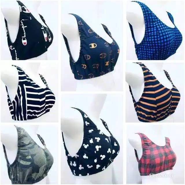 12pcs Miniset bh bra busui sport bra wanita dewasa  anti ribet miniset bh bra murah harga grosir