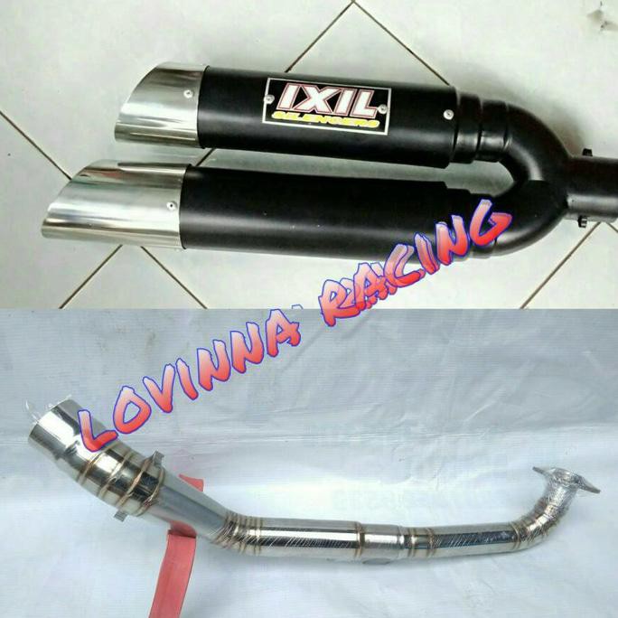 PROMO knalpot racing Custom ixil for aerox HOT