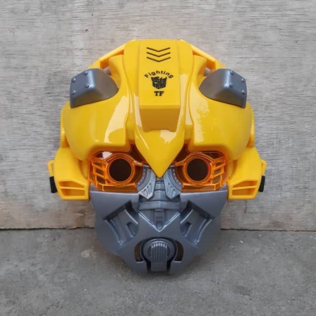 TOPENG TRANSFORMERS BUMBLEBEE - COSPLAY MASK MAINAN ANAK EDUKATIF