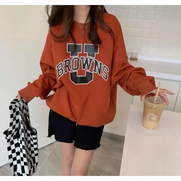 Browns sweater casual blouse simple motif print