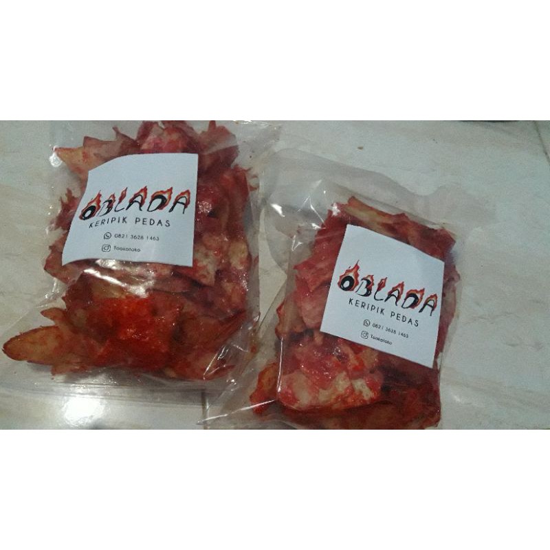 

OBLADA - kerpik singkong pedas manis 1/2 kg