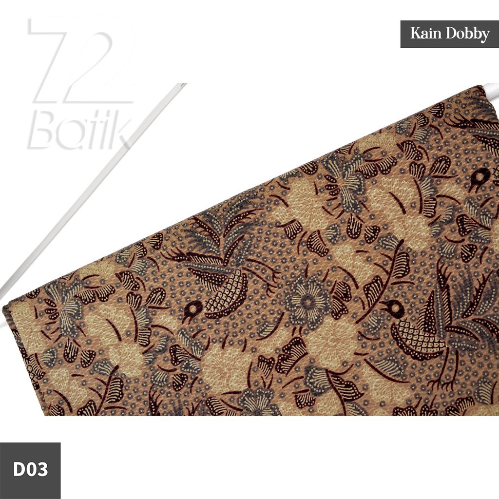 KAIN BATIK PREMIUM Dobby Motif Burung Kembang Warna Hitam Item Ireng Black Coklat Doby 721380 Cap 72 Jarik Jarit Samping Kebat Panjang Batik Dobby Modern Premium Bahan Seragam Batik Pernikahan Kantor Keluarga Murah Kamen Jadi Batik Bali Lembaran