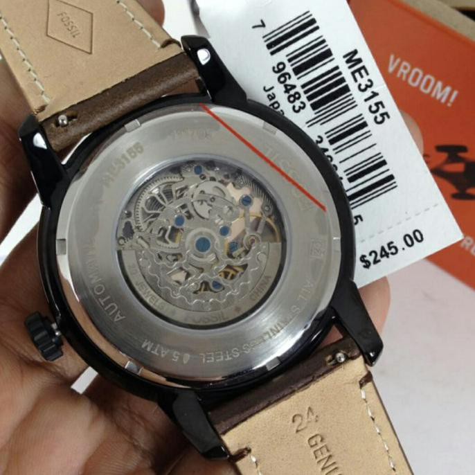 Jam Tangan Pria Fossil Me3155 Automatic Original Rr76Oyyq8F