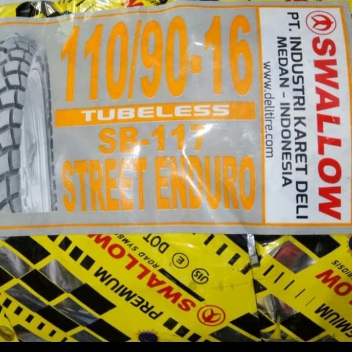 Ban SWALLOW 110/90-16 SB-117 STREET ENDURO TUBELESS